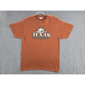 Texas Longhorns Shirt Mens Medium NCAA Football 2012 Schedule Tee Burnt Orange